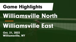 Williamsville North  vs Williamsville East  Game Highlights - Oct. 21, 2022