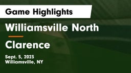Williamsville North  vs Clarence  Game Highlights - Sept. 5, 2023