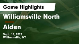Williamsville North  vs Alden  Game Highlights - Sept. 16, 2023