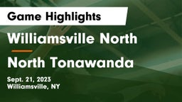 Williamsville North  vs North Tonawanda  Game Highlights - Sept. 21, 2023