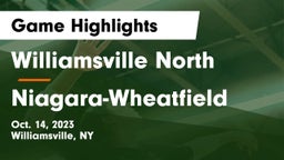 Williamsville North  vs Niagara-Wheatfield  Game Highlights - Oct. 14, 2023