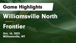 Williamsville North  vs Frontier  Game Highlights - Oct. 16, 2023
