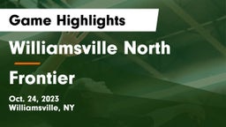 Williamsville North  vs Frontier  Game Highlights - Oct. 24, 2023