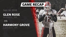 Recap: Glen Rose  vs. Harmony Grove  2016