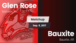 Matchup: Glen Rose vs. Bauxite  2017
