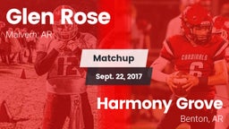 Matchup: Glen Rose vs. Harmony Grove  2017