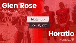 Matchup: Glen Rose vs. Horatio  2017