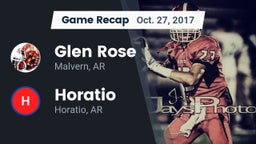 Recap: Glen Rose  vs. Horatio  2017