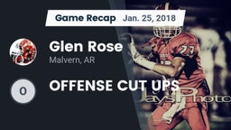 Recap: Glen Rose  vs. OFFENSE CUT UPS 2018
