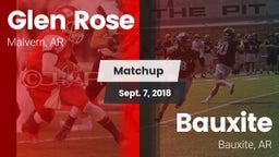 Matchup: Glen Rose vs. Bauxite  2018