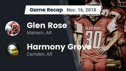 Recap: Glen Rose  vs. Harmony Grove  2018