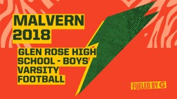Glen Rose football highlights Malvern 2018