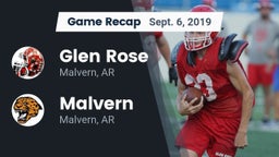 Recap: Glen Rose  vs. Malvern  2019