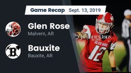 Recap: Glen Rose  vs. Bauxite  2019