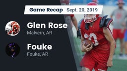 Recap: Glen Rose  vs. Fouke  2019