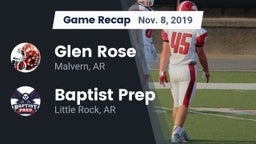 Recap: Glen Rose  vs. Baptist Prep  2019
