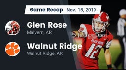 Recap: Glen Rose  vs. Walnut Ridge  2019