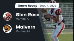 Recap: Glen Rose  vs. Malvern  2020