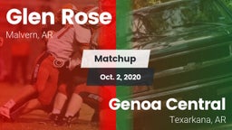 Matchup: Glen Rose vs. Genoa Central  2020
