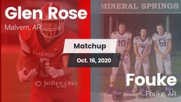Matchup: Glen Rose vs. Fouke  2020