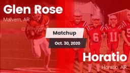 Matchup: Glen Rose vs. Horatio  2020
