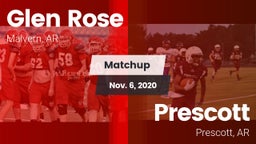 Matchup: Glen Rose vs. Prescott  2020