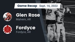 Recap: Glen Rose  vs. Fordyce  2022