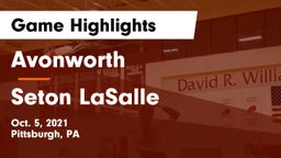 Avonworth  vs Seton LaSalle  Game Highlights - Oct. 5, 2021