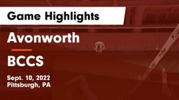 Avonworth  vs BCCS Game Highlights - Sept. 10, 2022