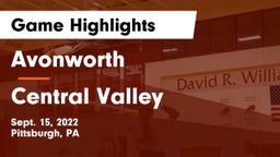 Avonworth  vs Central Valley  Game Highlights - Sept. 15, 2022