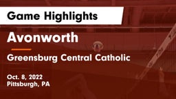 Avonworth  vs Greensburg Central Catholic Game Highlights - Oct. 8, 2022