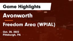 Avonworth  vs Freedom Area  (WPIAL) Game Highlights - Oct. 20, 2022