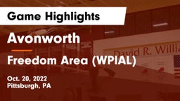 Avonworth  vs Freedom Area  (WPIAL) Game Highlights - Oct. 20, 2022