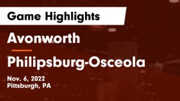 Avonworth  vs Philipsburg-Osceola  Game Highlights - Nov. 6, 2022