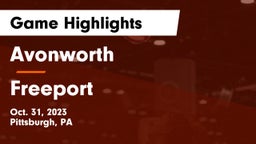 Avonworth  vs Freeport Game Highlights - Oct. 31, 2023