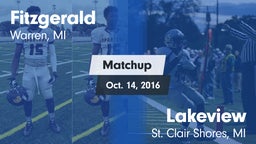 Matchup: Fitzgerald vs. Lakeview  2016