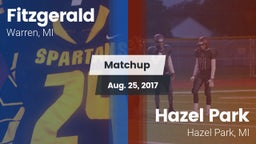 Matchup: Fitzgerald vs. Hazel Park  2017