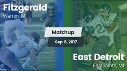Matchup: Fitzgerald vs. East Detroit  2017