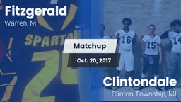 Matchup: Fitzgerald vs. Clintondale  2017
