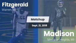 Matchup: Fitzgerald vs. Madison 2018