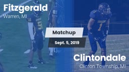 Matchup: Fitzgerald vs. Clintondale  2019