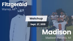 Matchup: Fitzgerald vs. Madison 2019