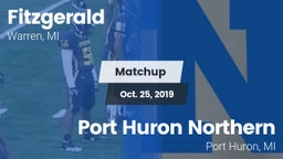 Matchup: Fitzgerald vs. Port Huron Northern  2019