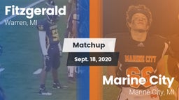 Matchup: Fitzgerald vs. Marine City  2020