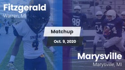 Matchup: Fitzgerald vs. Marysville  2020
