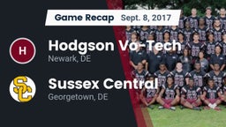 Recap: Hodgson Vo-Tech  vs. Sussex Central  2017