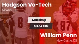 Matchup: Hodgson Vo-Tech vs. William Penn  2017