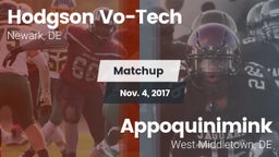 Matchup: Hodgson Vo-Tech vs. Appoquinimink  2017