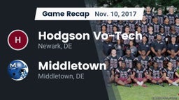 Recap: Hodgson Vo-Tech  vs. Middletown  2017