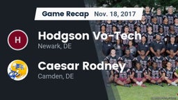 Recap: Hodgson Vo-Tech  vs. Caesar Rodney  2017
